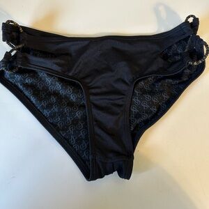 Victoria Secret black bathing suit bottoms